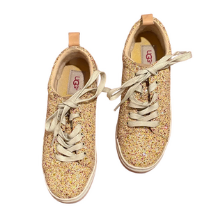 UGG Glitter Sneakers - Gold and Cream